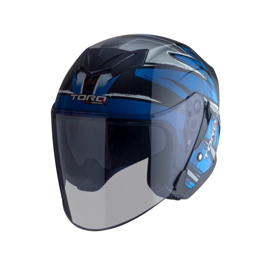 TORQ Arrow Revali Helmets - Glossy Blue-Black