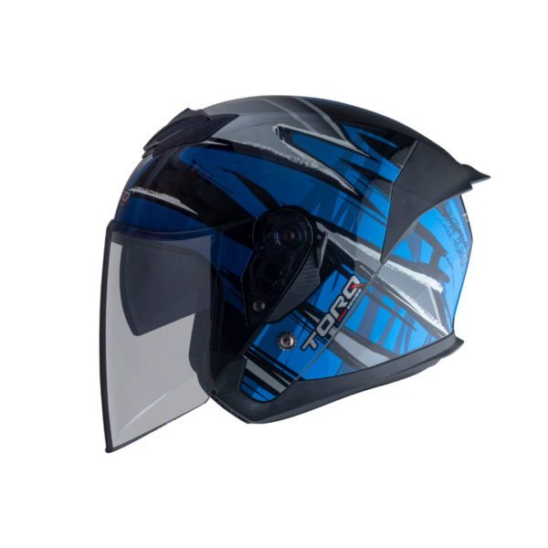 TORQ Arrow Revali Helmets - Glossy Blue-Black - Image 2