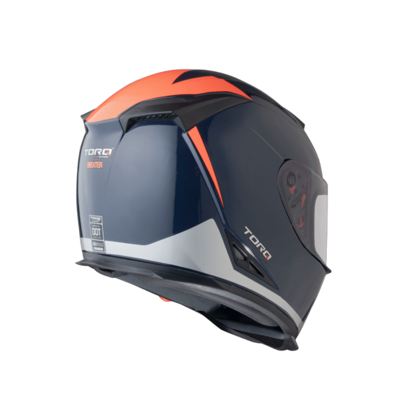 TORQ Ranger Brexter - Gloss - Neon Orange/Navy Blue - Image 3