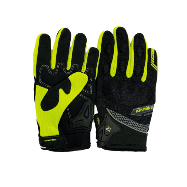 Premium Riding Gloves - Neon Yellow