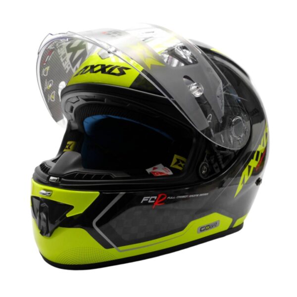 Axxis Cobra Carbon A3 - Gloss Yellow - Image 2